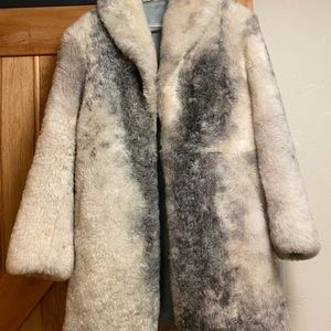 Sheepskin and Wool Coat